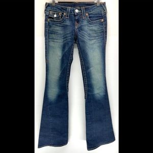 True Religion JOEY FLARE WOMENS JEAN LR Size 26